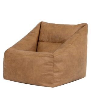 wohnli-moebel-suche-M26169440 Wohnli Möbelsuche - Sitzsack-Sessel aus braunem Kunstleder