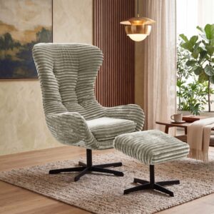 wohnli-moebel-suche-M26169602-1 Hocker Cordstoff hellbraun 50x41x37cm Holz Braun Courtois Laville Sofas und Sessel Sessel, Poufs und Fußbänke Sitzsäcke
