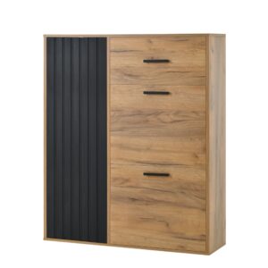 Wohnli Möbelsuche - Schuhschrank mit 1 Schublade und 3 Türen 80 cm