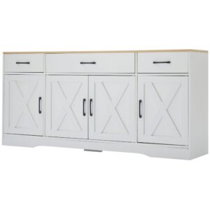 Wohnli Möbelsuche - Modernes Sideboard mit 3 Schubladen und 4 Türen