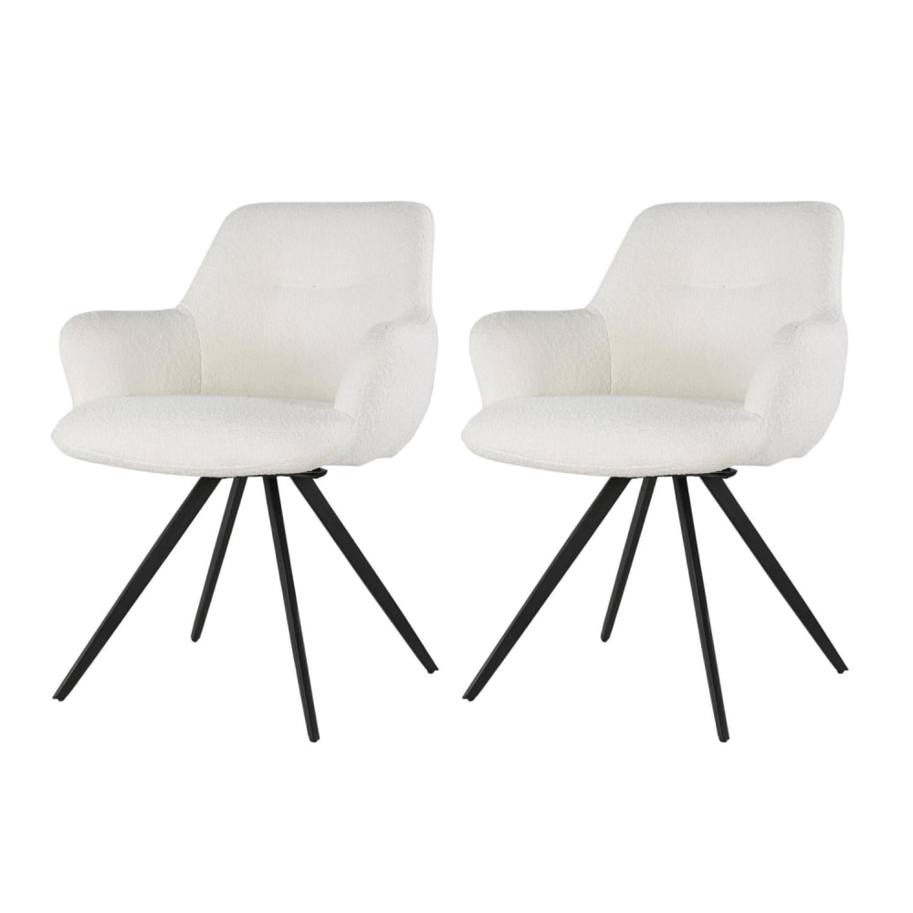 wohnli-moebel-suche-M26184363 Wohnli Möbelsuche - 2er-Set Esszimmerstühle Doreen aus Bouclé