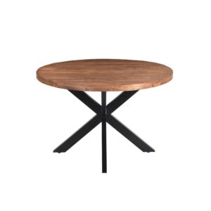 Wohnli Möbelsuche - Esstisch Rocky aus Mangoholz Ø120cm
