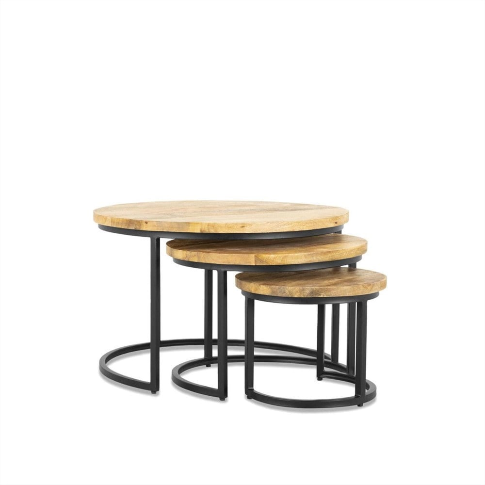 wohnli-moebel-suche-M26184501 Wohnli Möbelsuche - 3er-Set Couchtische Rylee aus Mangoholz