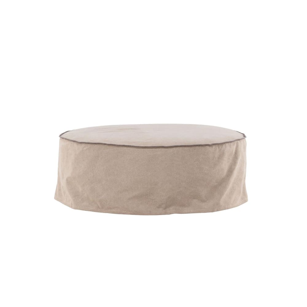 wohnli-moebel-suche-M26184573 Wohnli Möbelsuche - Pouf Vindö aus Leinen Ø101 cm