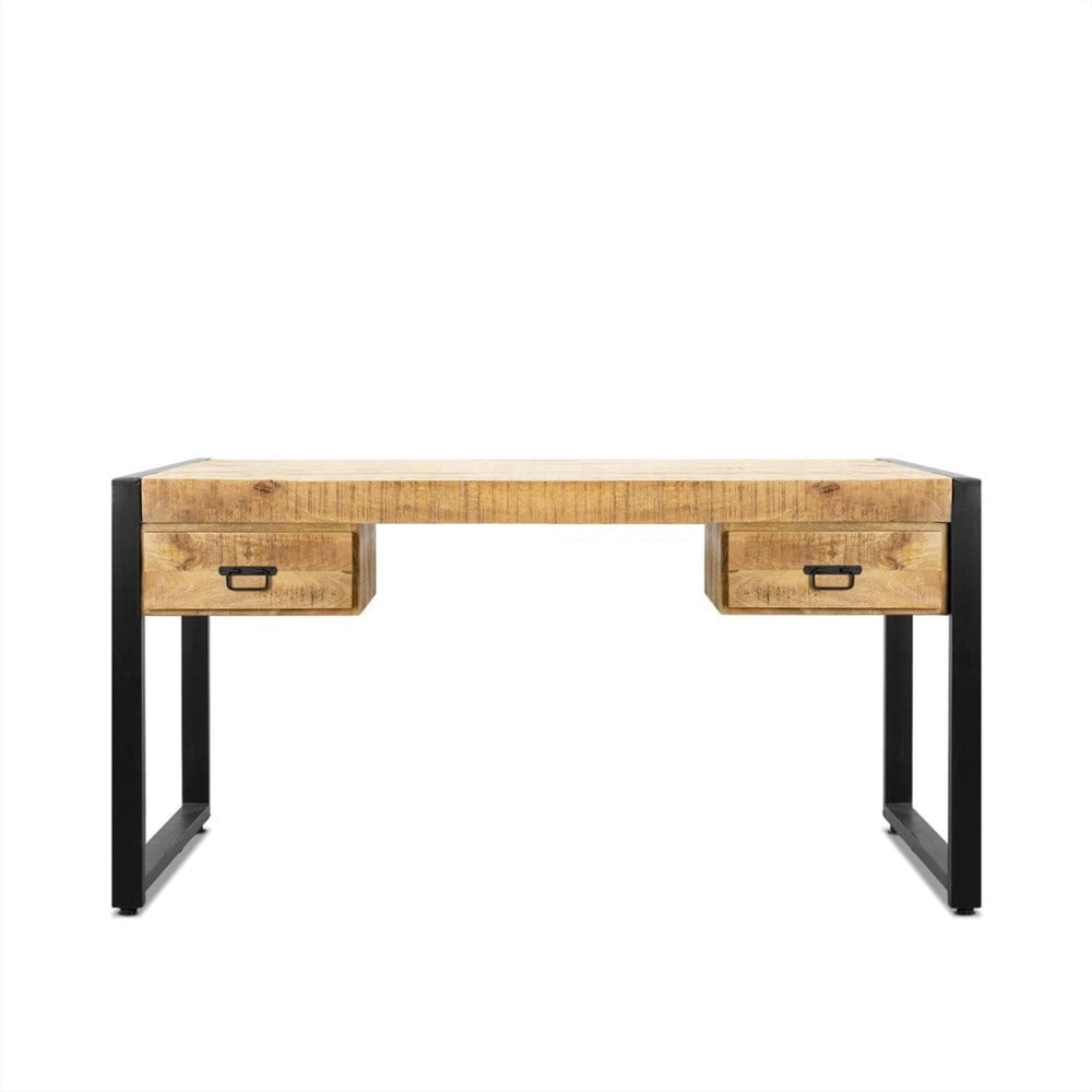 Wohnli Möbelsuche - Schreibtisch Britt aus Mangoholz 150cm