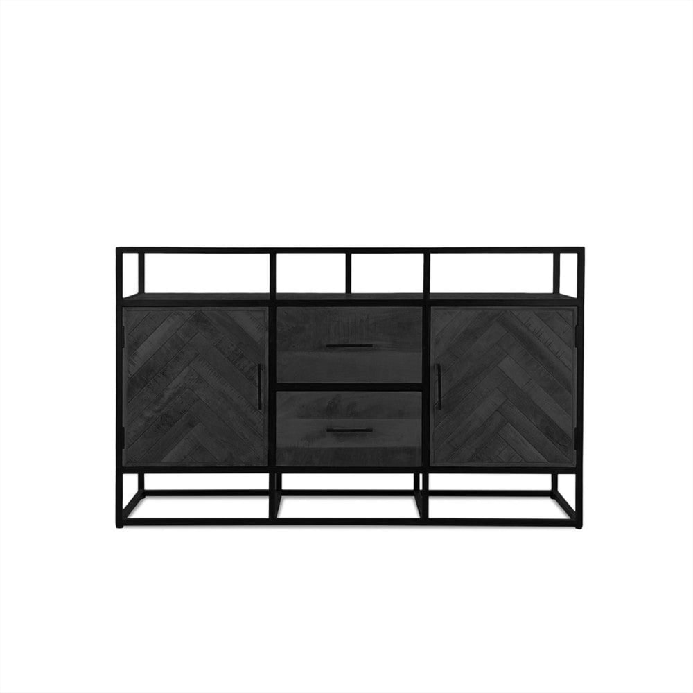 Wohnli Möbelsuche - Sideboard Jax aus Metall und Mangoholz 150cm