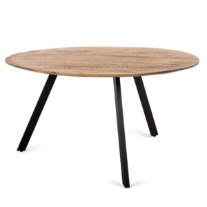 Wohnli Möbelsuche - Esstisch Berlin aus Mangoholz Ø130cm