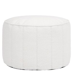 wohnli-moebel-suche-M26185657 Wohnli Möbelsuche - Runder Sitzpouf Fußhocker aus Bouclé