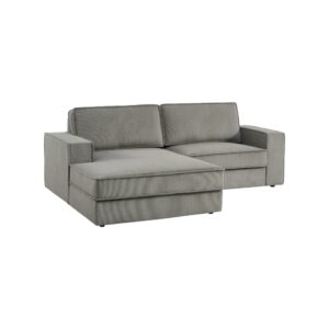 wohnli-moebel-suche-M26185830 Wohnli Möbelsuche - 3-Sitzer Ecksofa mit Cord in hellgrau Ecke links