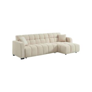 wohnli-moebel-suche-M26185831 Wohnli Möbelsuche - 3-Sitzer Ecksofa mit Stoffbezug antikweiß