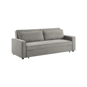 wohnli-moebel-suche-M26185960 Wohnli Möbelsuche - 3-Sitzer Schlafsofa mit Cordbezug hellgrau