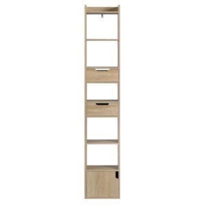 wohnli-moebel-suche-M26186999 Wohnli Möbelsuche - Standregal aus Holz mit Schubladen 33x181x24 cm
