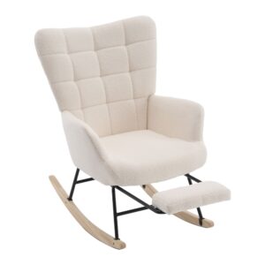 wohnli-moebel-suche-M26187499 Wohnli Möbelsuche - Schaukelstuhl 68x88x91 cm mit hoher Rückenlehne und Fußhocker