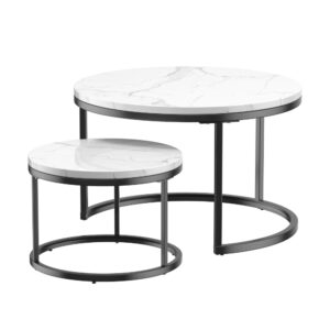wohnli-moebel-suche-M26187659 Wohnli Möbelsuche - 2 runde Couchtische im Set 70x45 cm und 45x35 cm