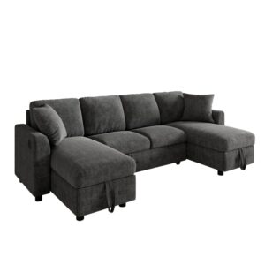 wohnli-moebel-suche-M26187677 Wohnli Möbelsuche - 4-Sitzer Eckschlafsofa aus Chenille