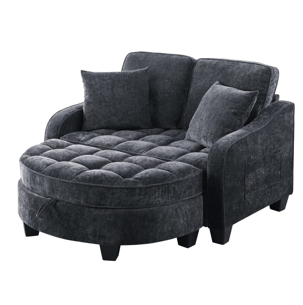 wohnli-moebel-suche-M26187700 Wohnli Möbelsuche - 2-in-1 Sofa-Bett mit Aufbewahrungshocker