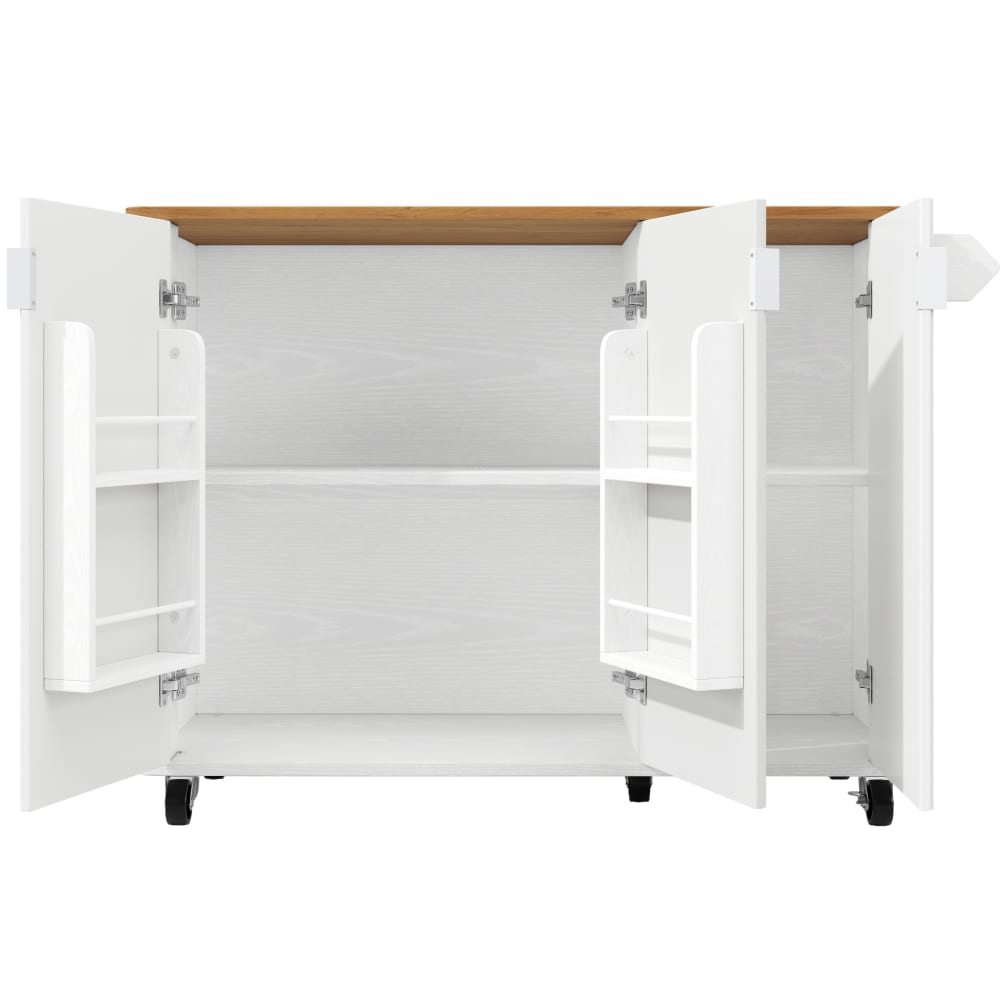 wohnli-moebel-suche-M26187931 Wohnli Möbelsuche - Kücheninsel aus MDF mit Klappplatte 130x45(75)x92 cm