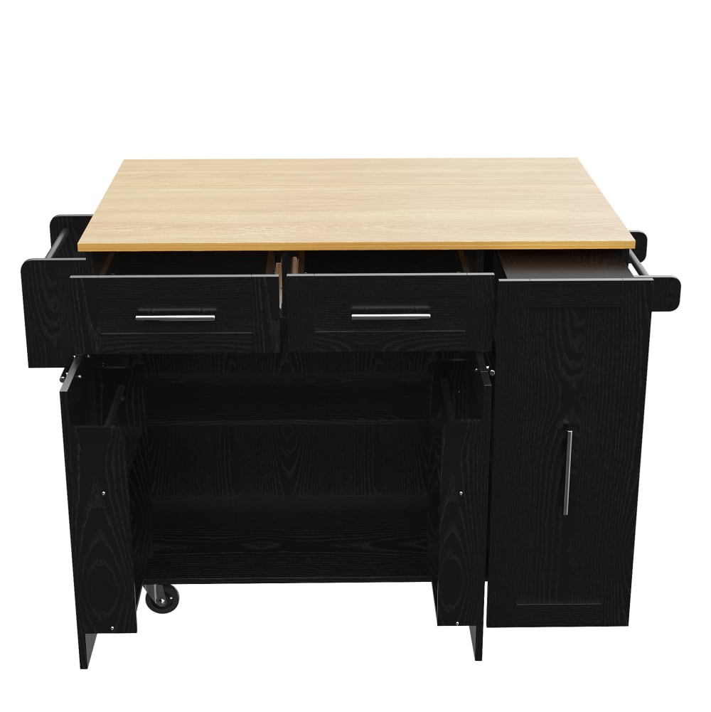 wohnli-moebel-suche-M26187932 Wohnli Möbelsuche - Kücheninsel aus MDF und Metall mit klappfunktion 110x46x91 cm