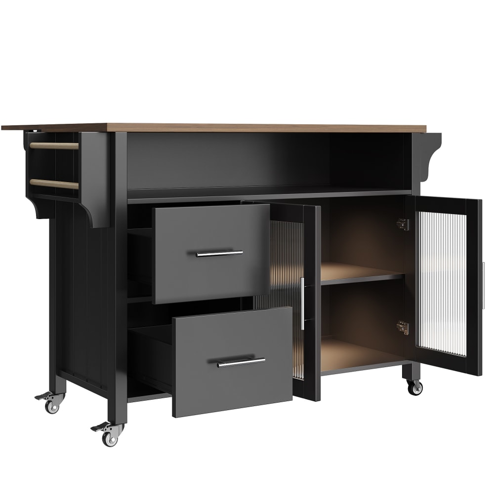wohnli-moebel-suche-M26187937 Wohnli Möbelsuche - Kücheninsel aus MDF mit LED-Leuchten 139x40x94 cm