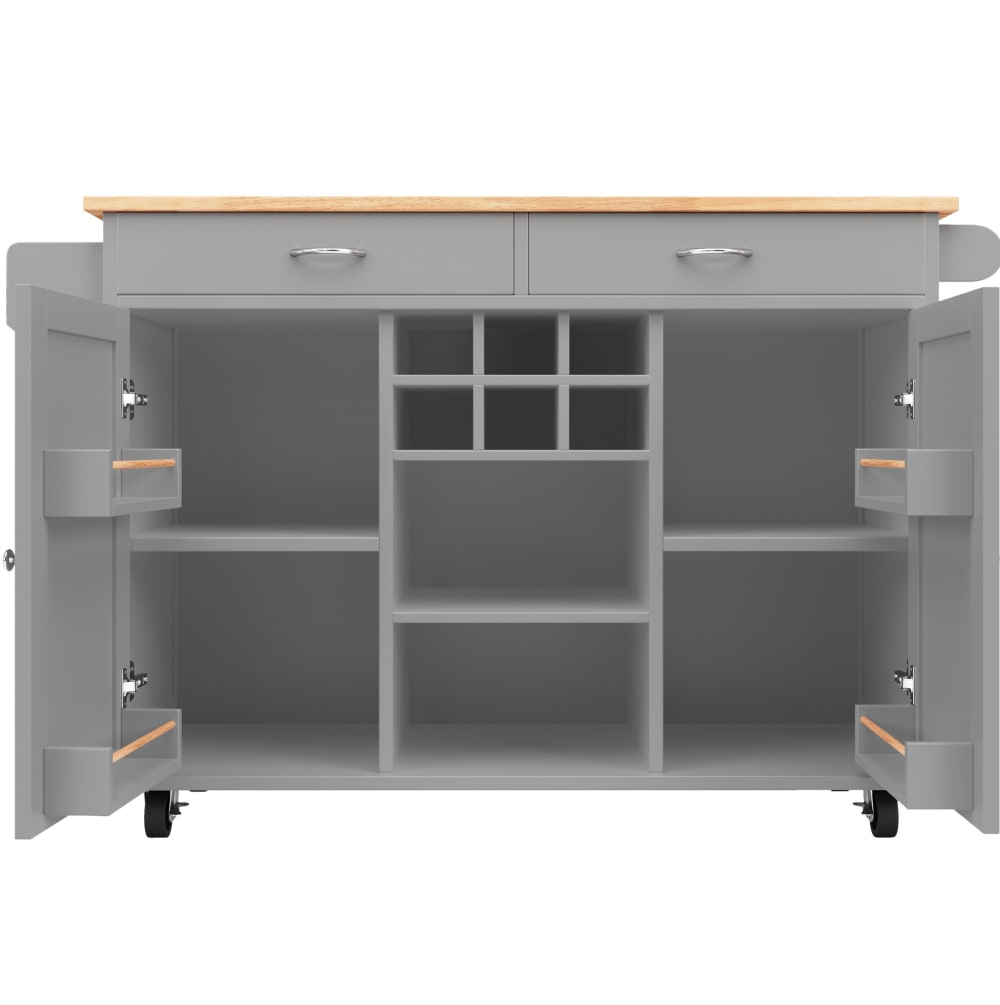 wohnli-moebel-suche-M26187940 Wohnli Möbelsuche - Kücheninsel aus MDF mit Weinregal 102x45x92 cm
