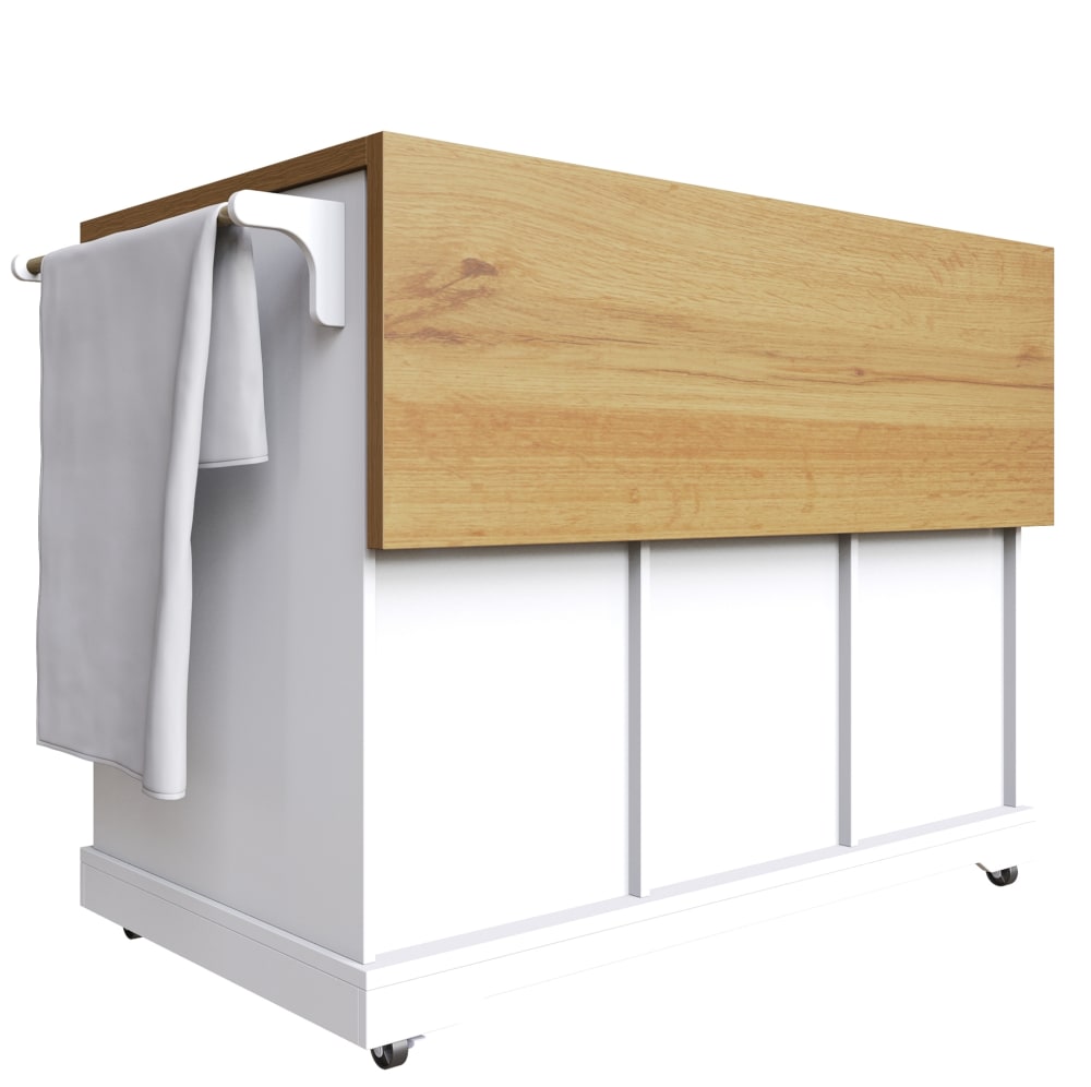wohnli-moebel-suche-M26188098 Wohnli Möbelsuche - Servierwagen aus MDF und Metall mit Klappfunktion 147x44x93 cm
