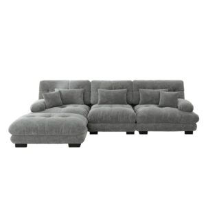 wohnli-moebel-suche-M26188102 Wohnli Möbelsuche - Modulares Ecksofa aus Chenille mit Ottomane