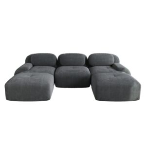 wohnli-moebel-suche-M26188104 Wohnli Möbelsuche - Modulares Ecksofa aus Cordstoff mit rahmenlosem Design