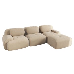 wohnli-moebel-suche-M26188106 Wohnli Möbelsuche - Modulares Ecksofa aus Cordstoff mit rahmenlosem Design