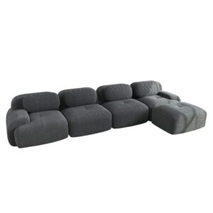 wohnli-moebel-suche-M26188107 Wohnli Möbelsuche - Modulares Ecksofa aus Cordstoff mit rutschfester Basis