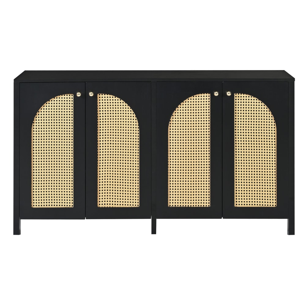 wohnli-moebel-suche-M26188108 Wohnli Möbelsuche - Sideboard aus MDF mit 4 Rattantüren