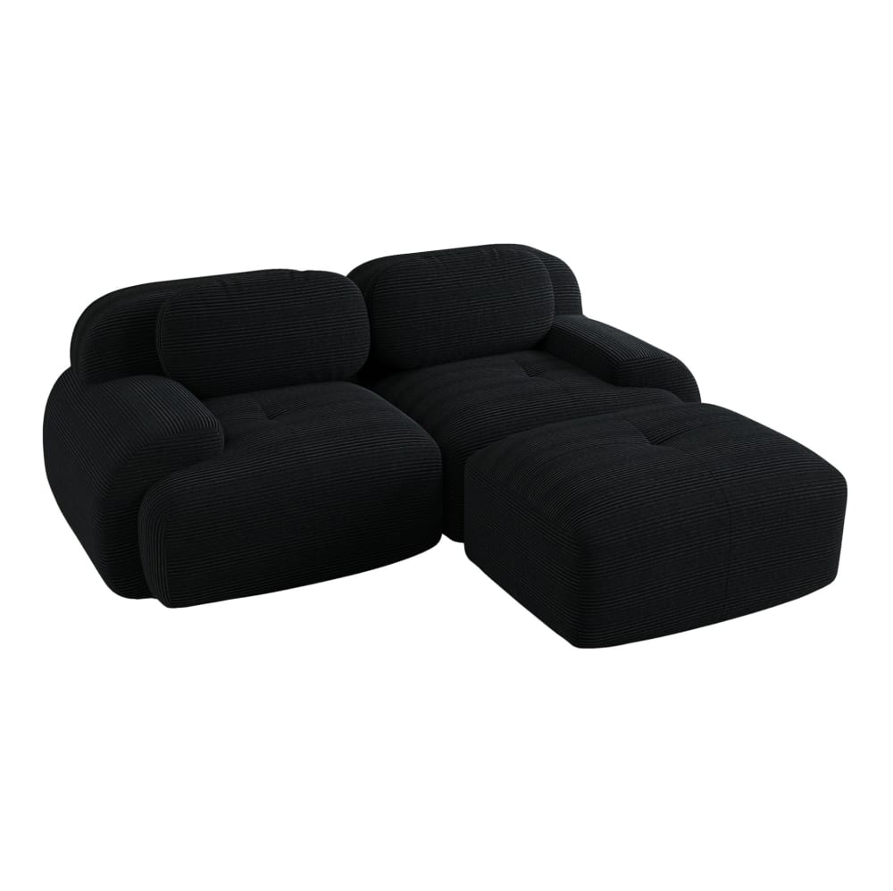 wohnli-moebel-suche-M26188115 Wohnli Möbelsuche - Modulares Ecksofa aus Cordstoff mit Armlehnen