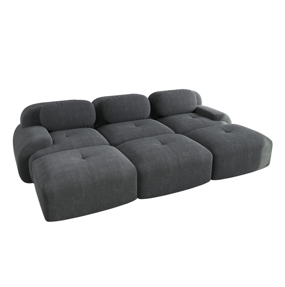 wohnli-moebel-suche-M26188119 Wohnli Möbelsuche - Modulares Ecksofa aus Cordstoff mit montagefreier Lieferung