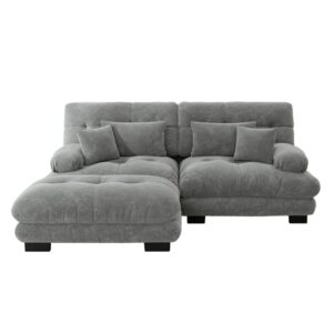 wohnli-moebel-suche-M26188132 Wohnli Möbelsuche - Ecksofa aus Chenille mit Ottomane