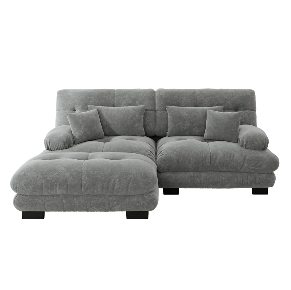 wohnli-moebel-suche-M26188132 Wohnli Möbelsuche - Ecksofa aus Chenille mit Ottomane