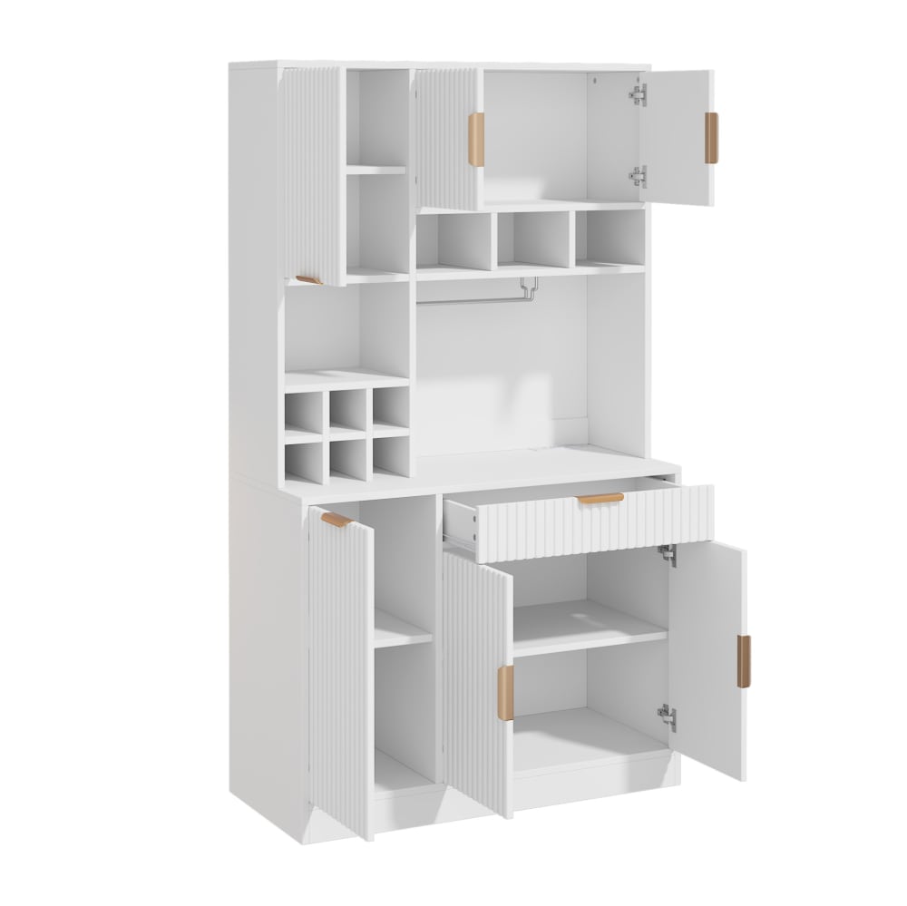 wohnli-moebel-suche-M26188145 Wohnli Möbelsuche - Buffetschrank aus Spanplatte mit Steckdosen 100x40x175 cm