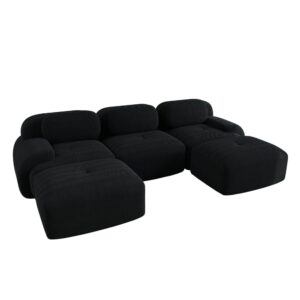 wohnli-moebel-suche-M26188149 Wohnli Möbelsuche - Modulares Ecksofa aus Cordstoff mit rahmenlosem Design