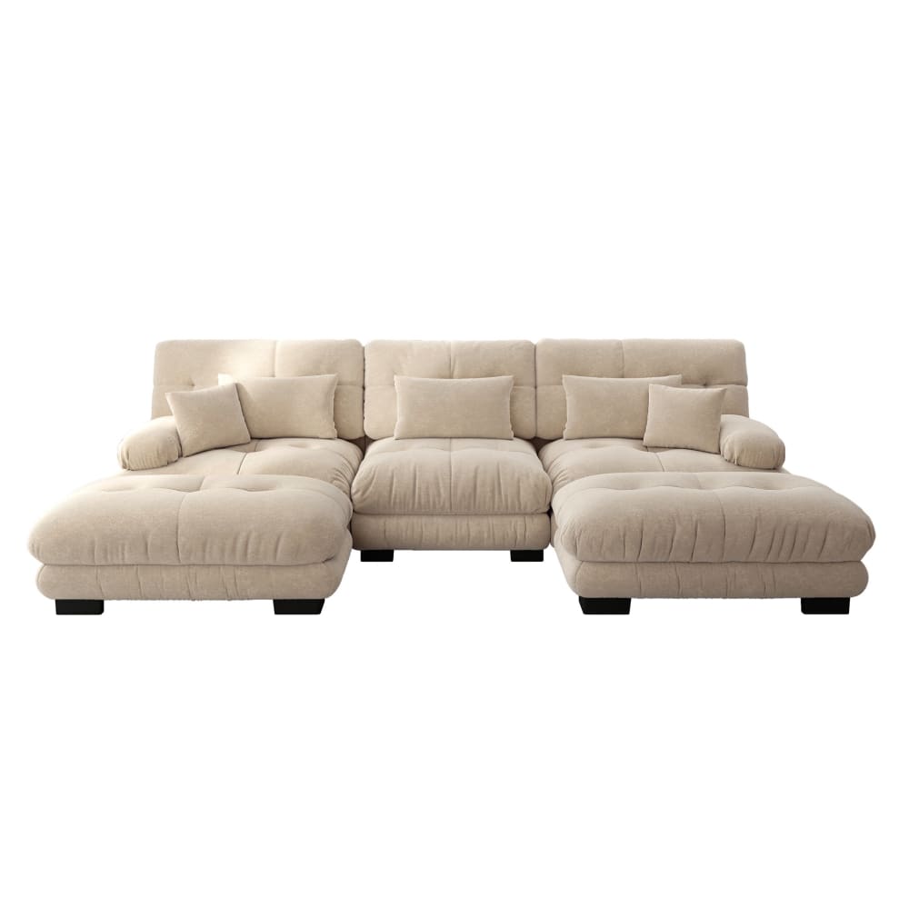 wohnli-moebel-suche-M26188159 Wohnli Möbelsuche - Modulares Sofa aus Chenille mit Ottoman