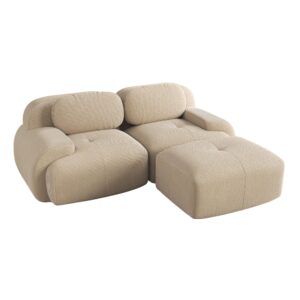wohnli-moebel-suche-M26188165 Wohnli Möbelsuche - Modulares Ecksofa aus Cordstoff mit rahmenlosem Design