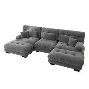 wohnli-moebel-suche-M26188166 Wohnli Möbelsuche - Modulsofa aus Chenille mit Ottomane