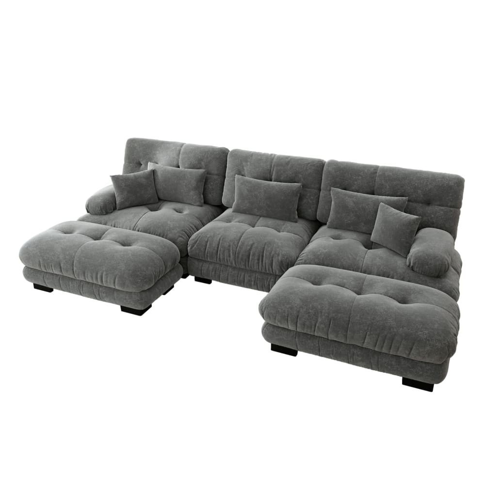 wohnli-moebel-suche-M26188166 Wohnli Möbelsuche - Modulsofa aus Chenille mit Ottomane