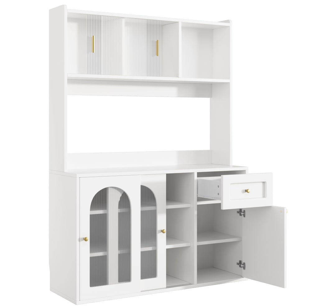 wohnli-moebel-suche-M26188173 Wohnli Möbelsuche - Buffetschrank aus MDF-Holzwerkstoff mit LED 120x35x167 cm