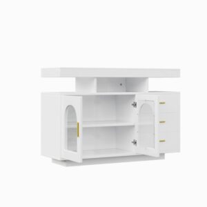 wohnli-moebel-suche-M26188186 Wohnli Möbelsuche - Sideboard aus Spanplatte mit LED-Beleuchtung 120x40x80 cm