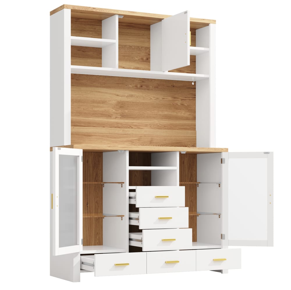 wohnli-moebel-suche-M26188188 Wohnli Möbelsuche - Buffetschrank aus MDF mit LED-Lichtleiste 120x40x180 cm