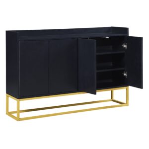 wohnli-moebel-suche-M26188193 Wohnli Möbelsuche - Sideboard aus Spanplatte mit 4 Türen 120x30x80 cm