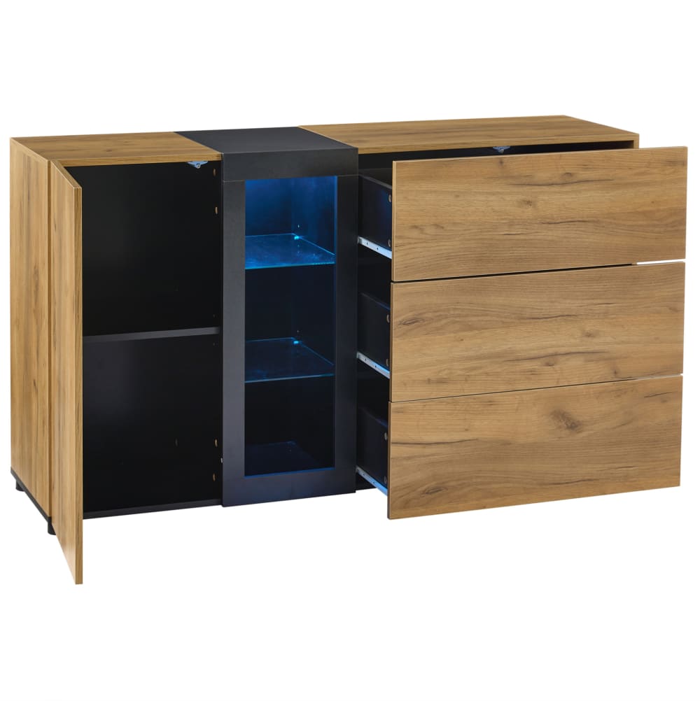 wohnli-moebel-suche-M26188196 Wohnli Möbelsuche - Sideboard aus Spanplatte mit LED 140x40x80 cm