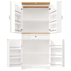 Wohnli Möbelsuche - Hochschrank aus MDF mit Schubladen 80x40x180 cm