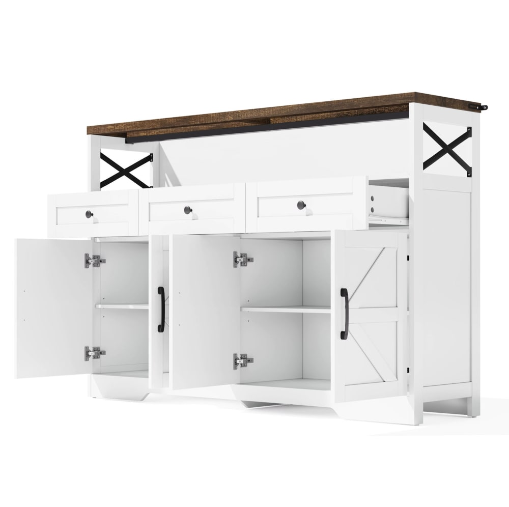 wohnli-moebel-suche-M26188217 Wohnli Möbelsuche - Buffetschrank aus MDF mit 3 Schubladen 140x35x95 cm