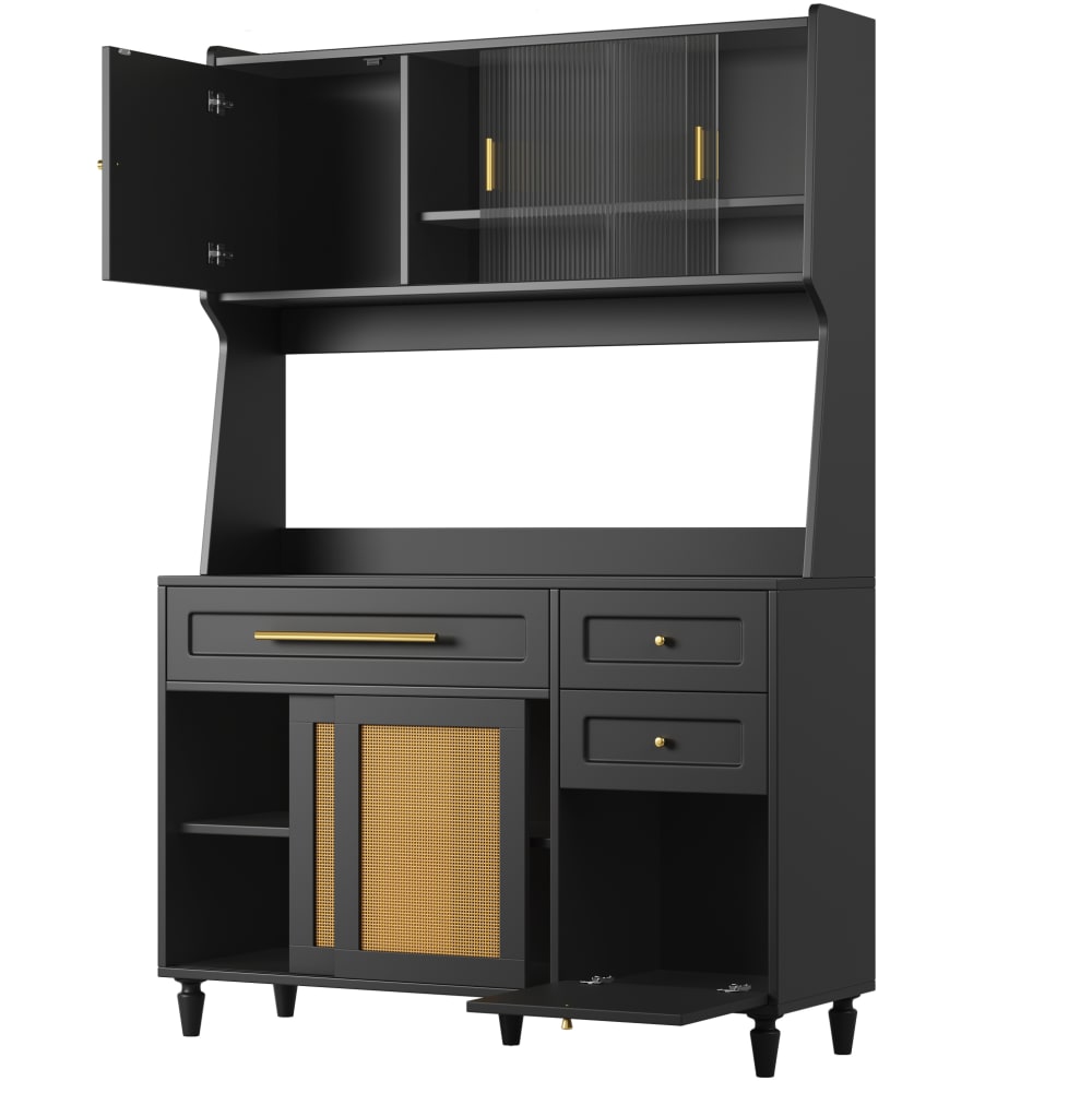 wohnli-moebel-suche-M26188221 Wohnli Möbelsuche - Hochschrank aus MDF und Spanplatte mit LED 120x45x195
