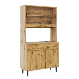 wohnli-moebel-suche-M26188227 Wohnli Möbelsuche - Buffetschrank aus Spanplatte mit LED 100x40x185 cm
