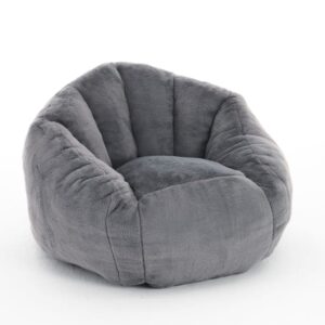 wohnli-moebel-suche-M26188898 Wohnli Möbelsuche - Kindersitzsack aus Polyester grau mit ergonomischer Rückenlehne